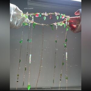 Forest Fairy Core Tiara Crown Wedding Cosplay Gold Hair Piece Fantasy Costume ✨